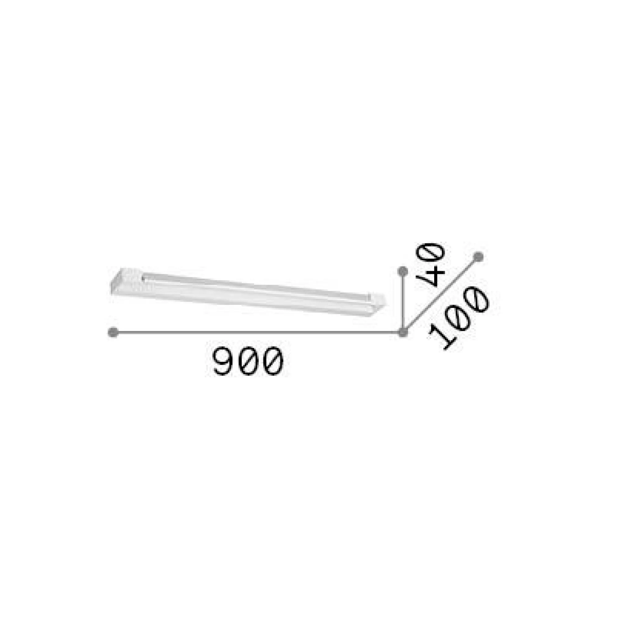 Ideal-Lux - Lampada da parete BALANCE AP D90 , 90 x 4 x h10 cm,<Dmora Cheap