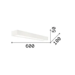 Ideal-Lux - Lampada da parete CUBE AP D60, 60 x 5 x h10 cm,<Dmora Best Sale