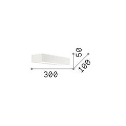 Ideal-Lux - Lampada da parete CUBE AP D30, 30 x 5 x h10 cm,<Dmora Hot