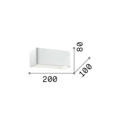 Ideal-Lux - Lampada da parete CLICK AP D20, 20 x 8 x h10 cm,<Dmora Best