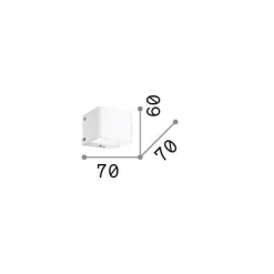 Ideal-Lux - Lampada da parete FLASH AP1, 7 x 6 x h7 cm,<Dmora Online