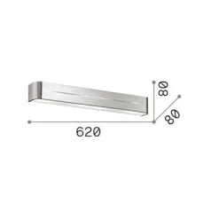 Ideal-Lux - Lampada da parete POSTA AP4 , 62 x 8 x h8 cm,<Dmora Online