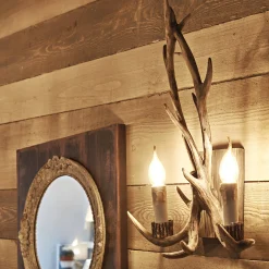 Ideal-Lux - Lampada da parete CHALET AP2, 37 x 49 x h17 cm,<Dmora Store