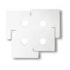 Ideal-Lux - Lampada da soffitto TOTEM PL4, Made in Italy, 56 x 51 x h3 cm,<Dmora Shop
