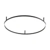 Ideal-Lux - Lampada da soffitto ORACLE SLIM PL D090 ROUND 3000K ON-OFF BK, 90 x 90 x h7 cm,<Dmora Clearance