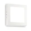 Ideal-Lux - Lampada da soffitto UNIVERSAL PL D17 SQUARE 4000K, 17 x 17 x h4 cm,<Dmora Hot