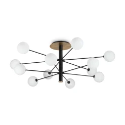 Ideal-Lux - Lampada da soffitto COSMOPOLITAN PL12, 145 x 145 x h54 cm,<Dmora Discount