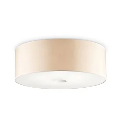 Ideal-Lux - Lampada da soffitto WOODY PL5 WOOD, 60 x 60 x h20 cm,<Dmora New
