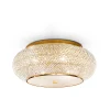 Ideal-Lux - Lampada da soffitto PASHA' PL10 , 55 x 55 x h21 cm,<Dmora Store