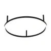 Ideal-Lux - Lampada da soffitto ORACLE SLIM PL D050 ROUND 3000K ON-OFF BK, 50 x 50 x h7 cm,<Dmora Best Sale