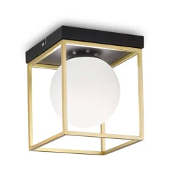 Ideal-Lux - Lampada da soffitto LINGOTTO PL1 , 19 x 19 x h22 cm,<Dmora Cheap
