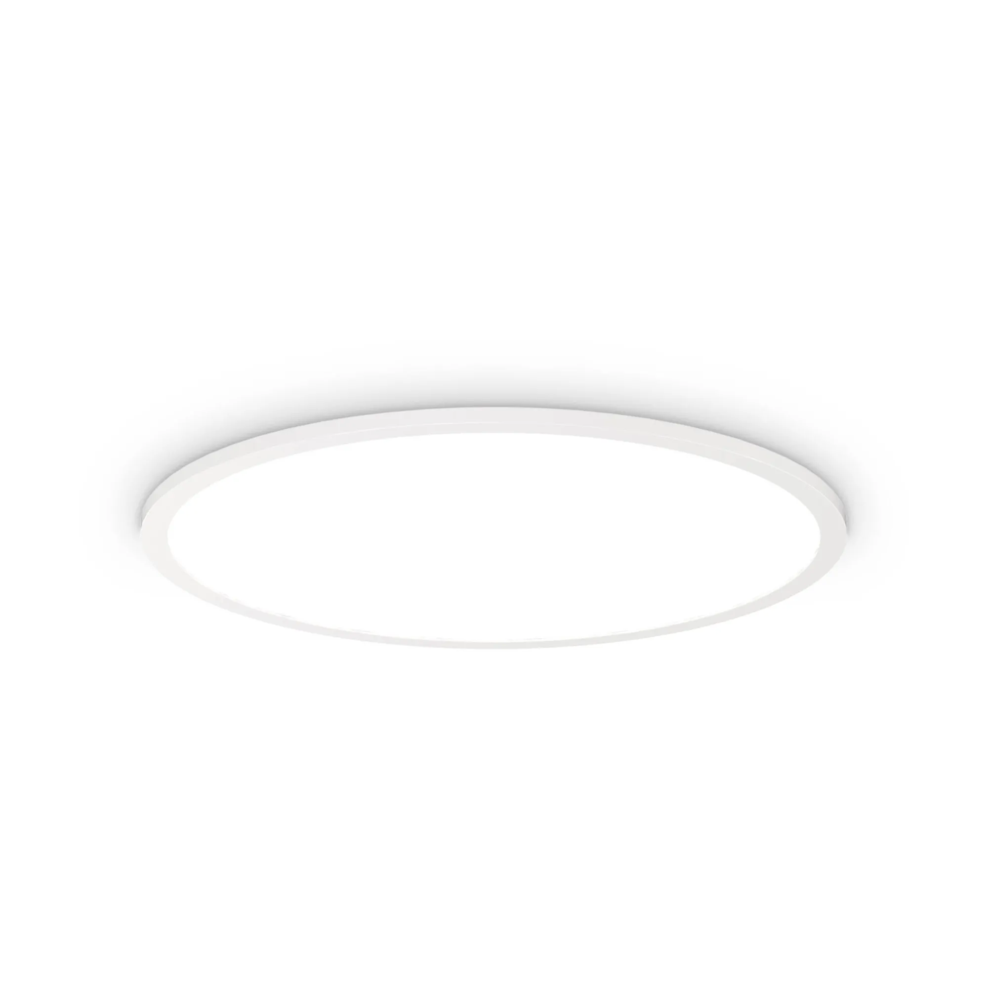 Ideal-Lux - Lampada da soffitto FLY SLIM PL D60 4000K, 60 x 60 x h4 cm,<Dmora New