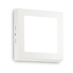 Ideal-Lux - Lampada da soffitto UNIVERSAL PL D17 SQUARE 3000K, 17 x 17 x h4 cm,<Dmora Best