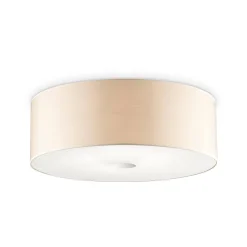 Ideal-Lux - Lampada da soffitto WOODY PL4 WOOD, 50 x 50 x h18 cm,<Dmora Cheap