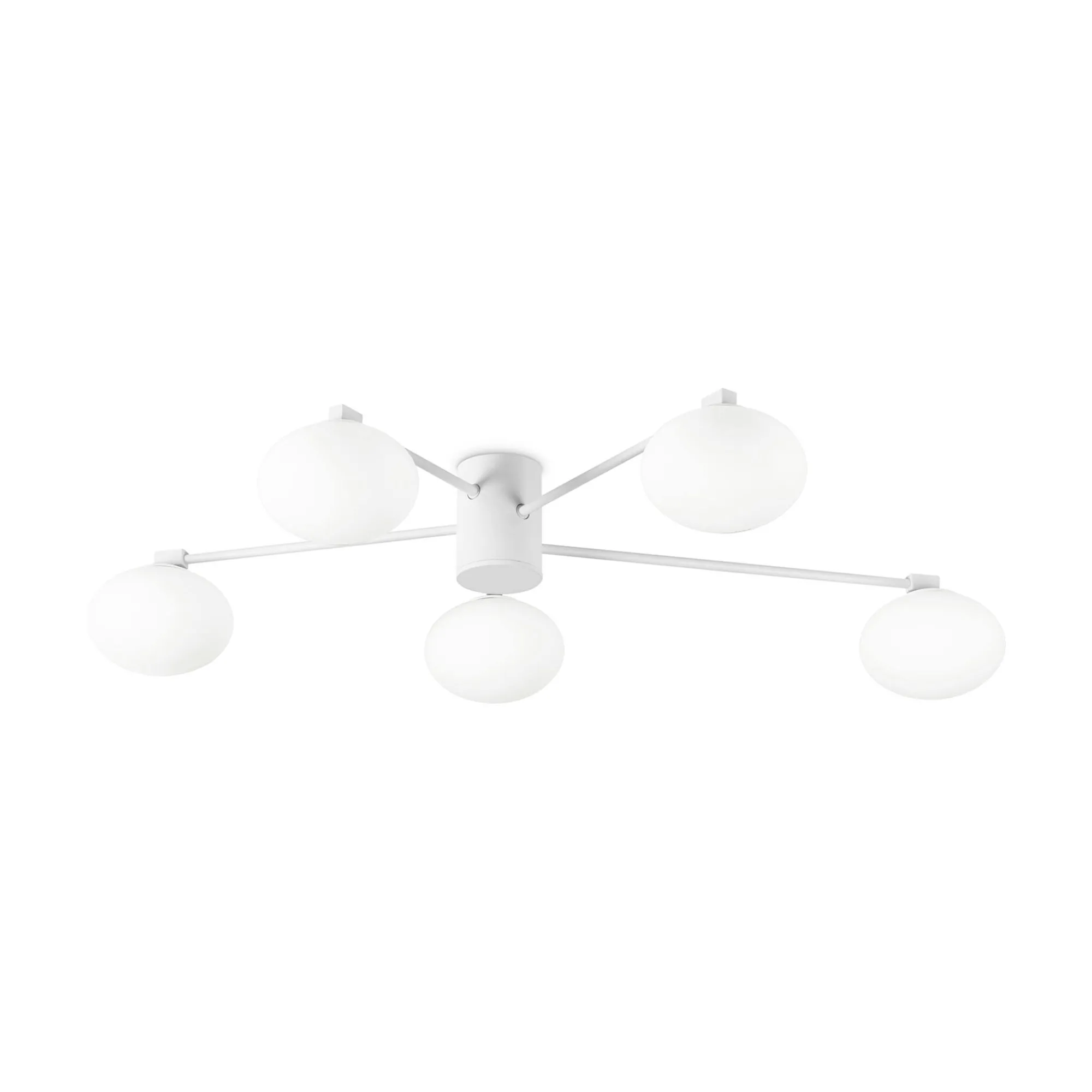 Ideal-Lux - Lampada da soffitto HERMES PL5 D90 , 90 x 90 x h20 cm,<Dmora Fashion