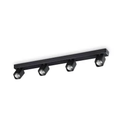 Ideal-Lux - Lampada da soffitto RUDY PL4 SQUARE , 76 x 13 x h9 cm,<Dmora Hot