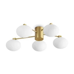 Ideal-Lux - Lampada da soffitto HERMES PL5 D60 , 60 x 60 x h18 cm,<Dmora Online