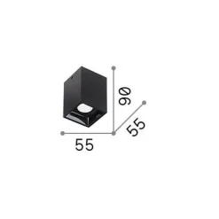 Ideal-Lux - Lampada da soffitto NITRO PL SQUARE D05 , 6 x 6 x h9 cm,<Dmora Online