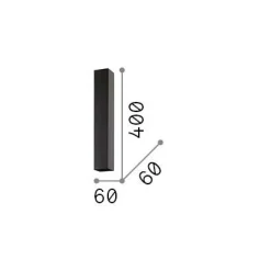 Ideal-Lux - Lampada da soffitto SKY PL1 H40 , 6 x 6 x h40 cm,<Dmora Discount