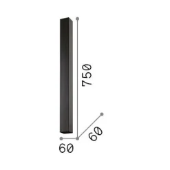 Ideal-Lux - Lampada da soffitto SKY PL1 H75 , 6 x 6 x h75 cm,<Dmora Store