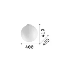 Ideal-Lux - Lampada da soffitto CARTA PL1 D40, 40 x 40 x h41 cm,<Dmora Online