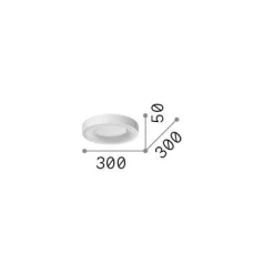 Ideal-Lux - Lampada da soffitto PLANET PL D30 , 30 x 30 x h5 cm,<Dmora Discount