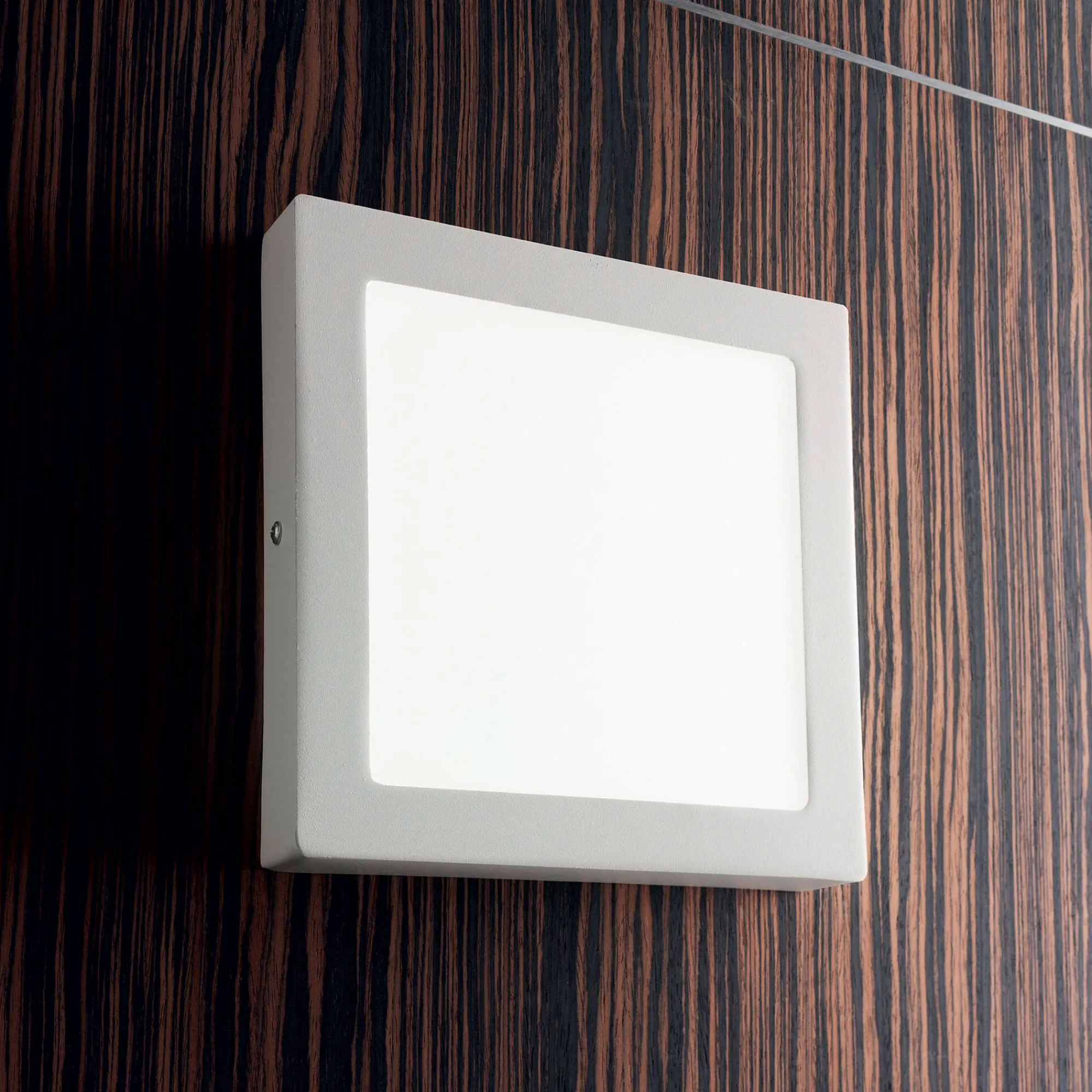 Ideal-Lux - Lampada da soffitto UNIVERSAL PL D40 SQUARE 3000K, 40 x 40 x h4 cm,<Dmora Online