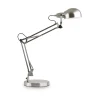 Ideal-Lux - Lampada da tavolo JOHNNY TL1 NICKEL, 21 x 51 x h65 cm,<Dmora Clearance