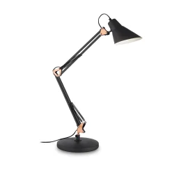 Ideal-Lux - Lampada da tavolo SALLY TL1 RAME, 23 x 36 x h58 cm,<Dmora Cheap