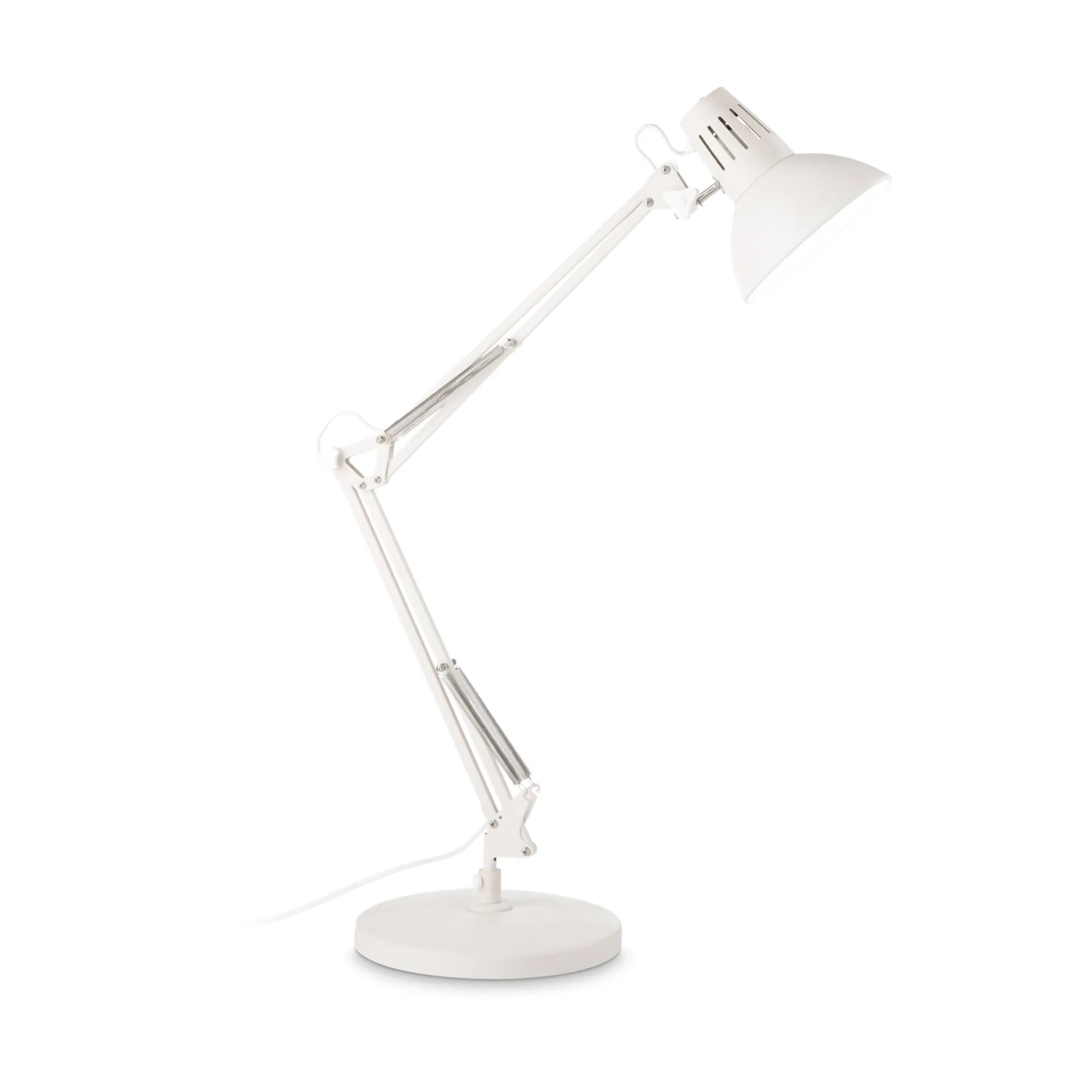 Ideal-Lux - Lampada da tavolo WALLY TL1 TOTAL WHITE, 20 x 36 x h58 cm,<Dmora Shop