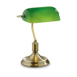 Ideal-Lux - Lampada da tavolo LAWYER TL1 BRUNITO, 26 x 26 x h38 cm,<Dmora Best Sale