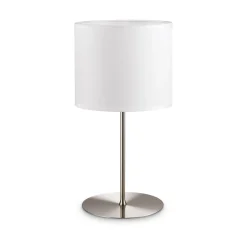 Ideal-Lux - Lampada da tavolo SET UP MTL1 BIG NICKEL, 20 x 20 x h33 cm,<Dmora Shop