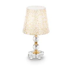 Ideal-Lux - Lampada da tavolo QUEEN TL1 SMALL, 20 x 20 x h37 cm,<Dmora Best Sale