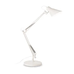 Ideal-Lux - Lampada da tavolo SALLY TL1 TOTAL WHITE, 23 x 36 x h58 cm,<Dmora Cheap