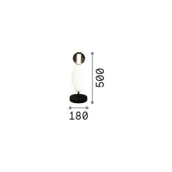 Ideal-Lux - Lampada da tavolo LUMIERE TL, 18 x 18 x h50 cm,<Dmora Best Sale
