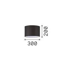 Ideal-Lux - Lampada da tavolo SET UP PARALUME CILINDRO D30 , 30 x 30 x h20 cm,<Dmora Shop