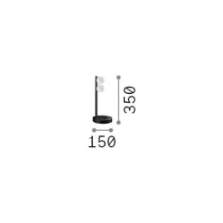 Ideal-Lux - Lampada da tavolo PING PONG TL2 , 15 x 15 x h35 cm,<Dmora Cheap
