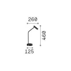 Ideal-Lux - Lampada da tavolo EASY TL , 13 x 26 x h46 cm,<Dmora Best Sale