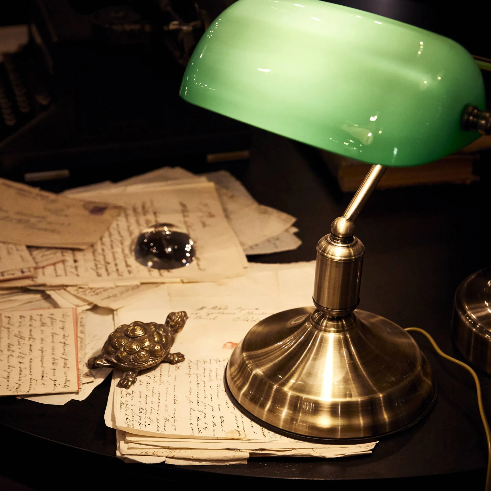 Ideal-Lux - Lampada da tavolo LAWYER TL1 , 26 x 26 x h38 cm,<Dmora Flash Sale