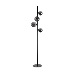 Ideal-Lux - Lampada da terra PERLAGE PT4 FUME', 32 x 30 x h164 cm,<Dmora Flash Sale
