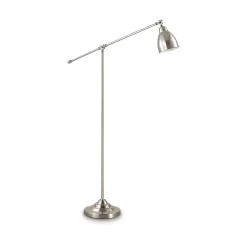 Ideal-Lux - Lampada da terra NEWTON PT1 NICKEL, 90 x 90 x h150 cm,<Dmora Sale