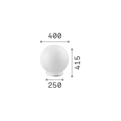 Ideal-Lux - Lampada da terra CARTA PT1 D40, 40 x 40 x h42 cm,<Dmora Best Sale
