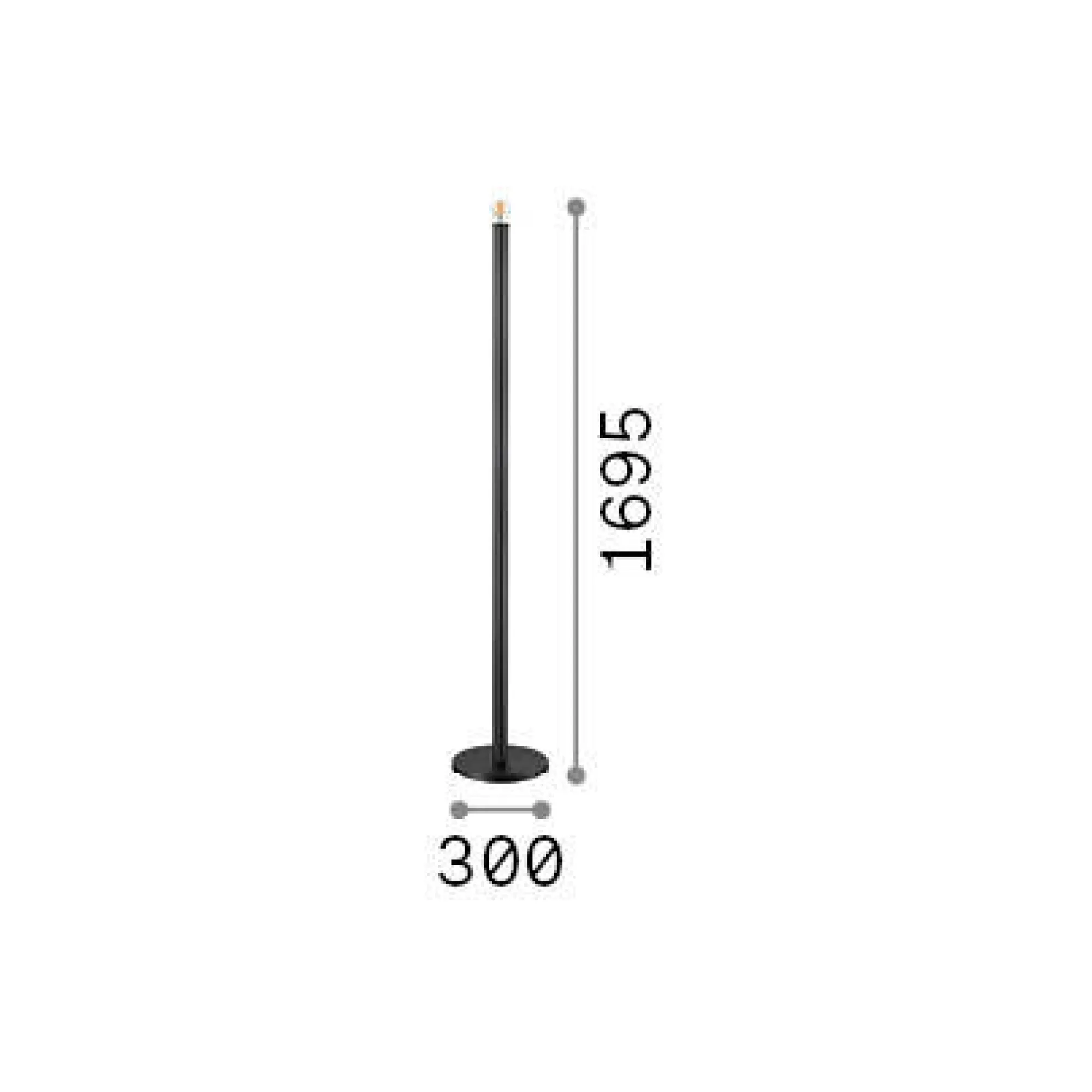 Ideal-Lux - Lampada da terra MIX UP MPT1 , 30 x 30 x h170 cm,<Dmora Online