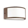 Ideal-Lux - Lampada outdoor REX-1 AP1 COFFEE, 25 x 12 x h13 cm,<Dmora Cheap