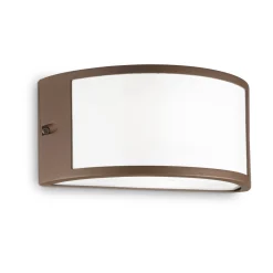 Ideal-Lux - Lampada outdoor REX-1 AP1 COFFEE, 25 x 12 x h13 cm,<Dmora Cheap
