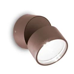 Ideal-Lux - Lampada outdoor OMEGA AP ROUND COFFEE 4000K, 9 x 9 x h9 cm,<Dmora Cheap