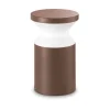 Ideal-Lux - Lampada outdoor TORRE PT1 H22 COFFEE, 14 x 14 x h22 cm,<Dmora Outlet