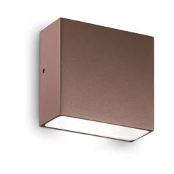 Ideal-Lux - Lampada outdoor TETRIS-1 AP1 COFFEE, 10 x 9 x h4 cm,<Dmora New