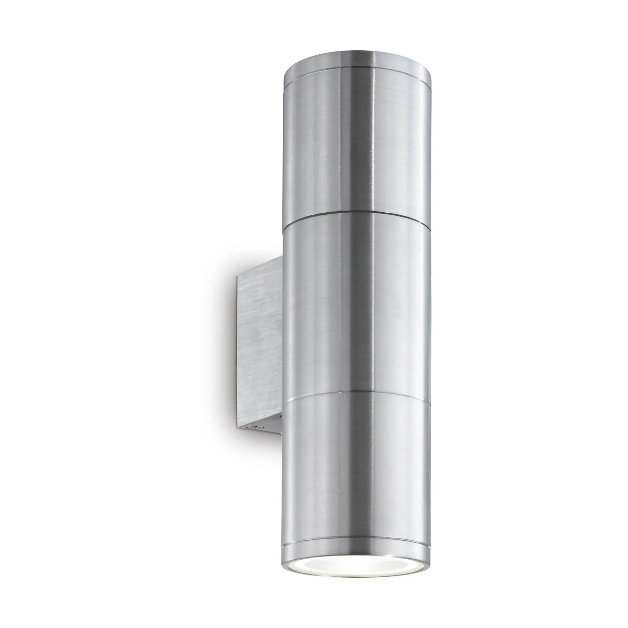 Ideal-Lux - Lampada outdoor GUN AP2 SMALL ALLUMINIO, 7 x 21 x h11 cm,<Dmora Hot