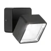 Ideal-Lux - Lampada outdoor OMEGA AP SQUARE 4000K, 9 x 9 x h9 cm,<Dmora Store